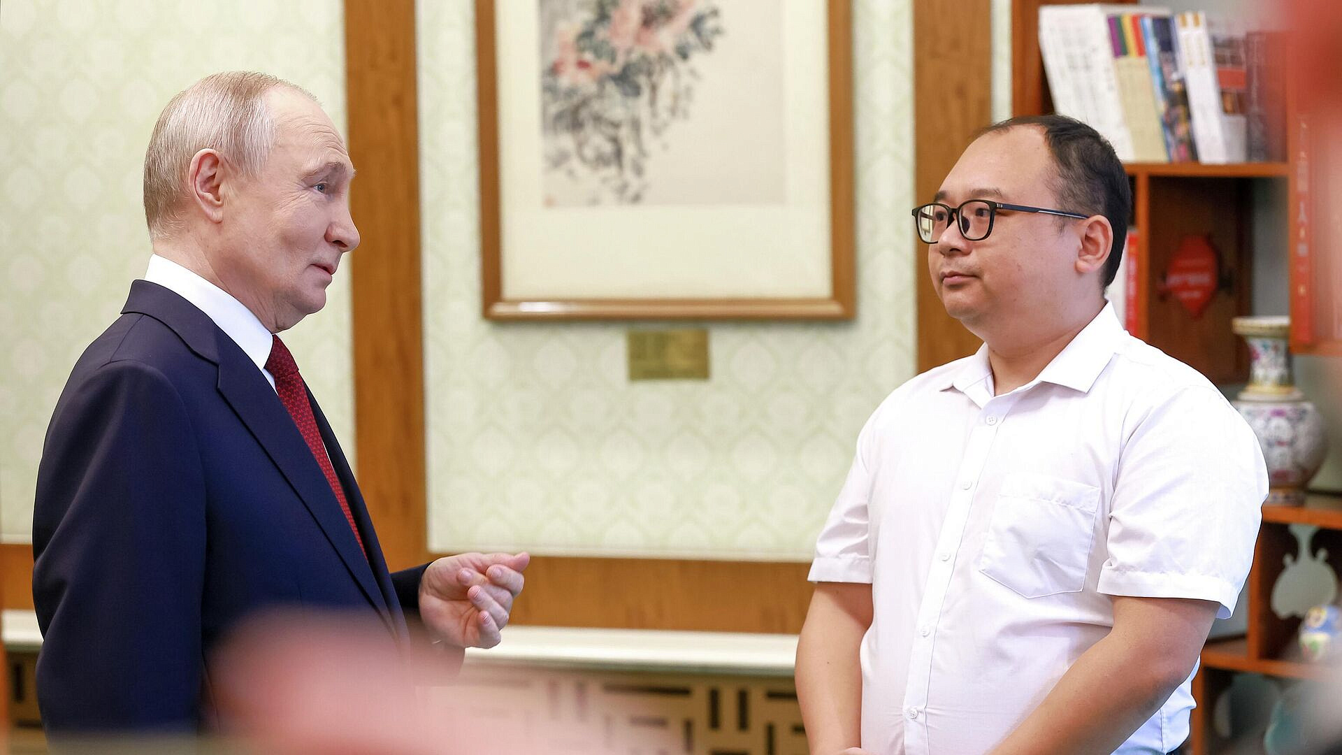 Китайский инженер на встрече с Путиным назвал Москву своим вторым домом