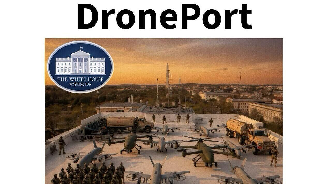 Трамп опубликовал изображения будущей базы дронов на крыше бального зала