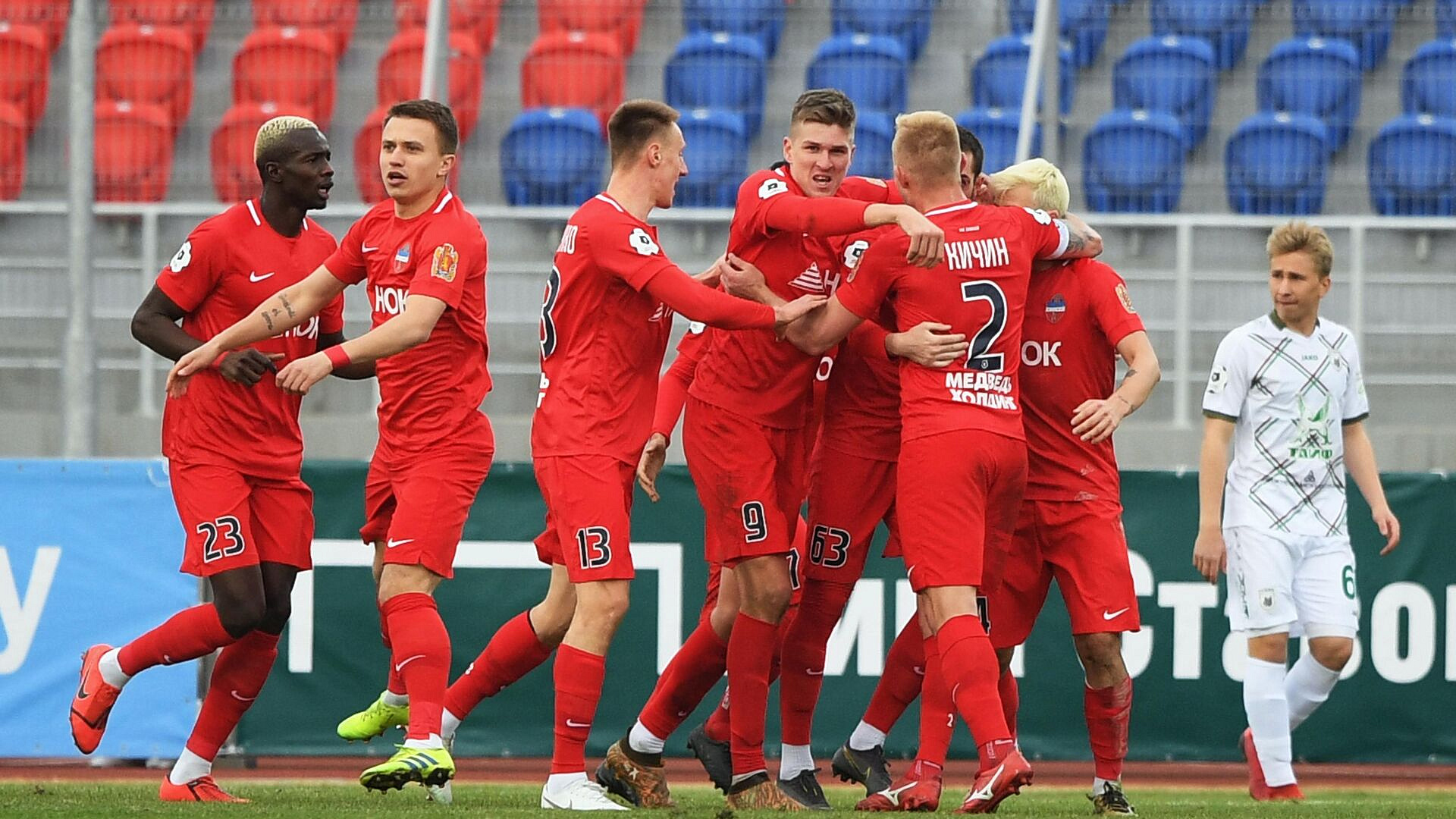 "Енисей" обыграл "Уфу" в матче Первой лиги