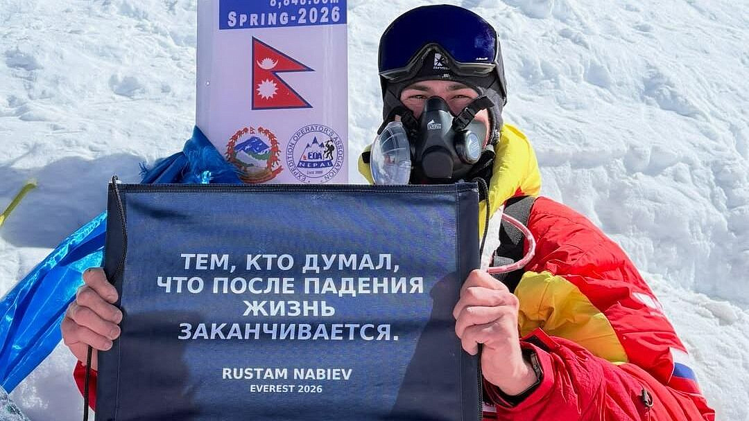 "Я горько плакал в палатке": мощный Набиев – о хейте инвалидов и Эвересте