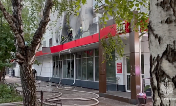 В Самаре локализовали пожар в пятиэтажном доме