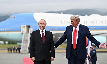 СМИ изобразили Путина и Трампа в окружении карликовых лидеров Европы