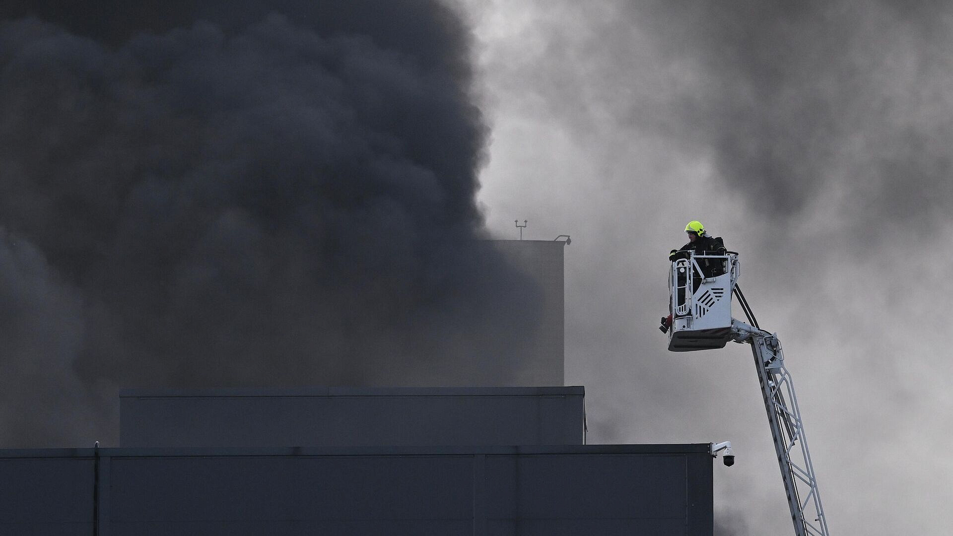 Пожар в бизнес-центре Turas в Москве локализовали