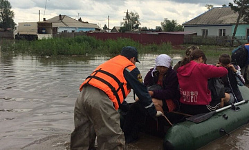 Уровень воды в Чите в пик паводка достиг 407 сантиметров