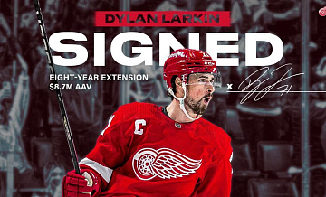 Чемпион ОИ по хоккею Ларкин пропустит из-за травмы не менее двух недель