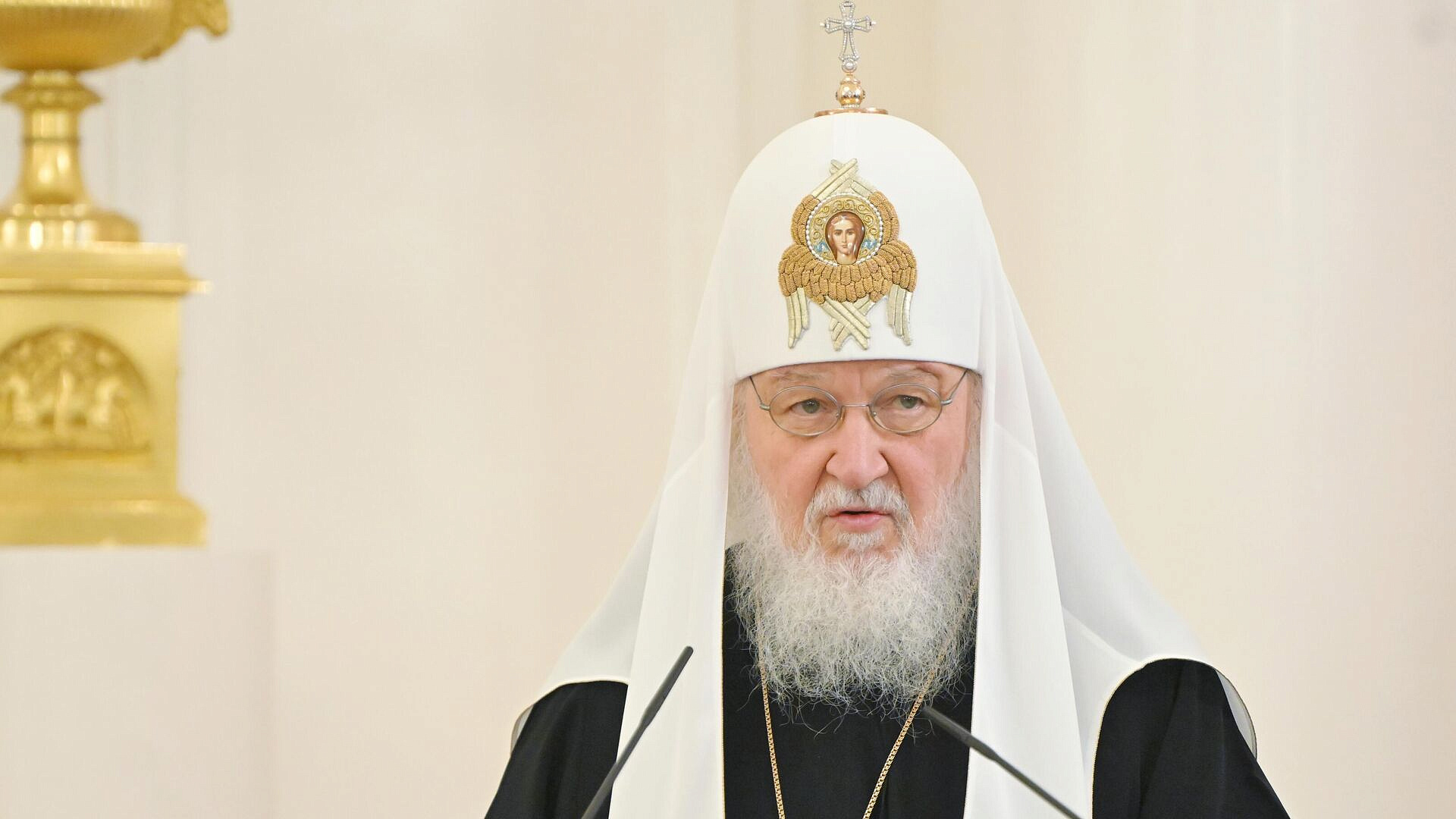 Патриарх Кирилл сравнил монашеское служение с подвигом защиты Родины