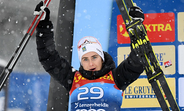 Андерссон выиграла гонку с раздельным стартом на этапе КМ в Швеции