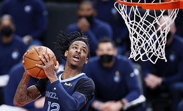 Защитник "Мемфиса" Морант выбыл до конца сезона из-за травмы