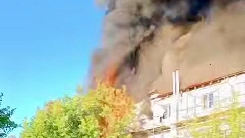 В Серпухове пожар на производстве локализовали на 1,2 тысячи квадратов