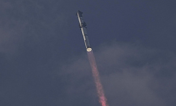 Корабль Starship вернулся на землю после тестового полета