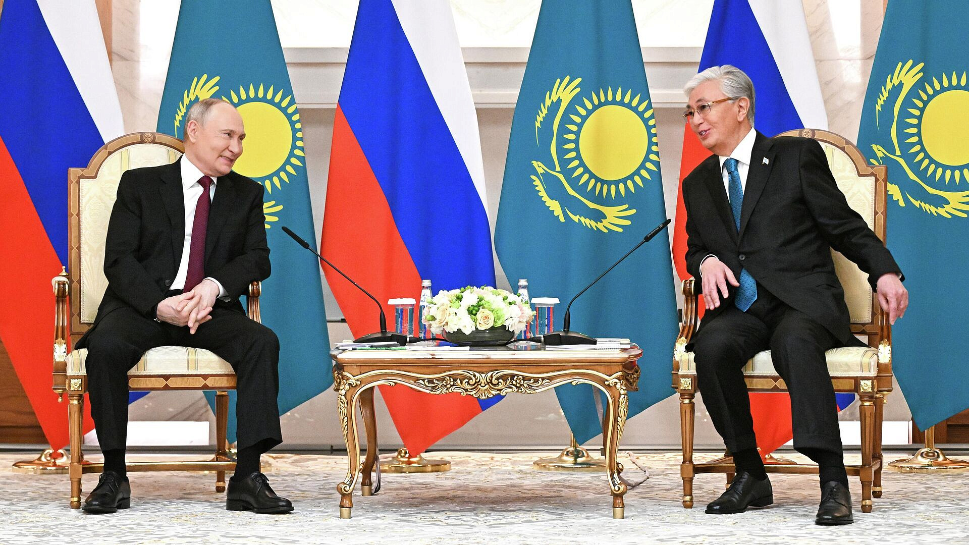 Путин уверен, что его визит послужит развитию отношений России и Казахстана