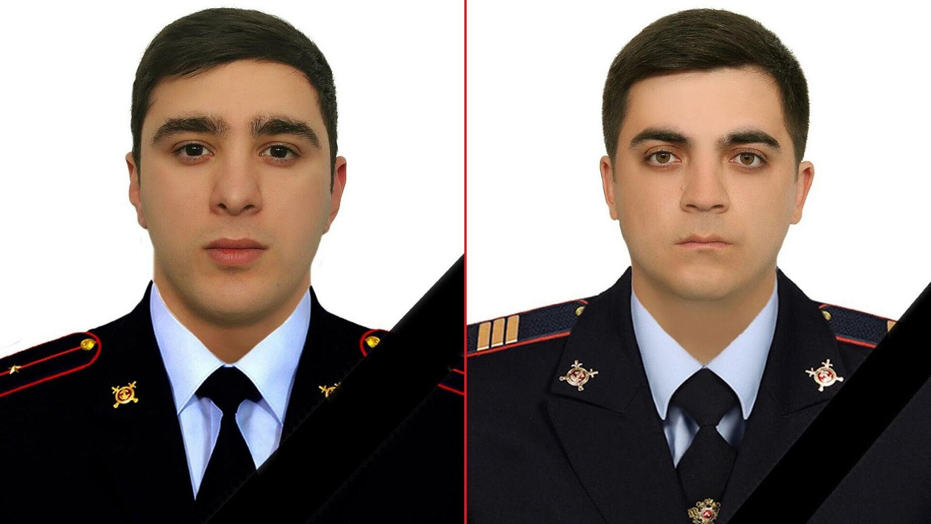 Двух полицейских, погибших в Махачкале, похоронили в родных поселениях