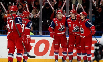 "Локомотив" обыграл московское "Динамо" в матче КХЛ