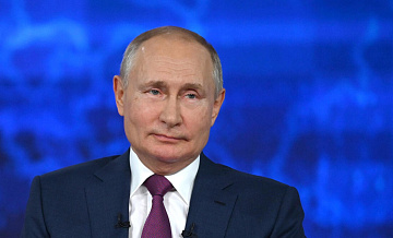 Путин набирает 87,34 процента голосов после обработки 96,02% протоколов