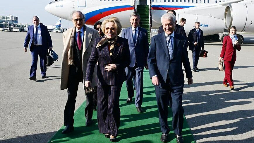 Матвиенко обсудила с Алиевым расширение сотрудничества