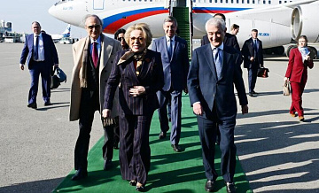 Матвиенко обсудила с Алиевым расширение сотрудничества