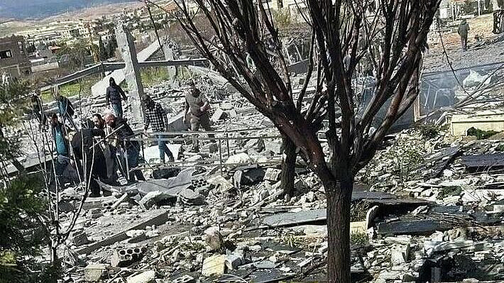 СМИ смогли снять последствия израильских ударов в пригороде Бейрута