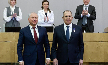 Лаврова наградили медалью Госдумы