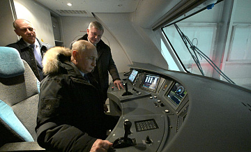 Путин надеется на участие бизнеса в развитии высокоскоростных магистралей