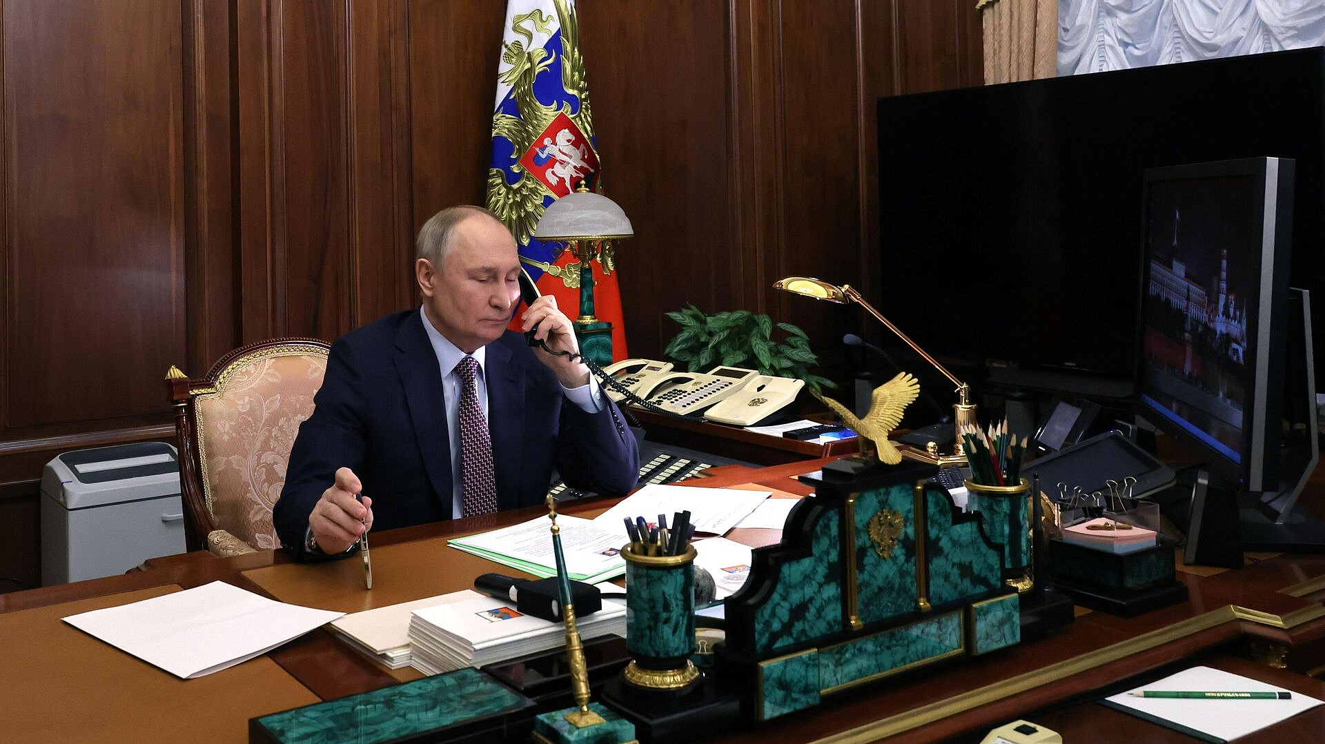 В Кремле рассказали подробности телефонного разговора Путина и Эрдогана