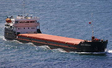 Морякам сухогруза, потерпевшего крушения в Азовском море, оказывают помощь