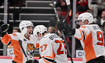 Хоккеисты "Амура" и "Нефтехимика" устроили драку во время рукопожатия